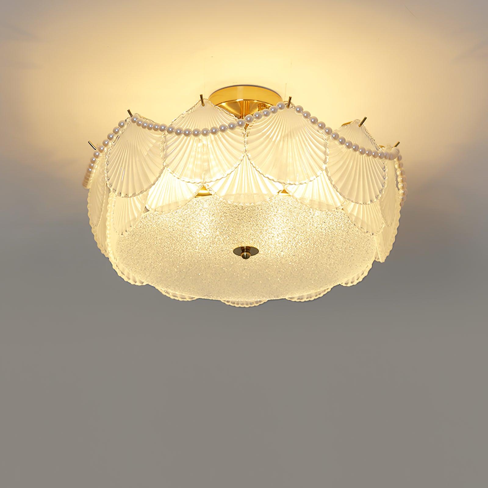 Shell Glass Ceiling Lamp by FIFTH & BEAM — product view 26
