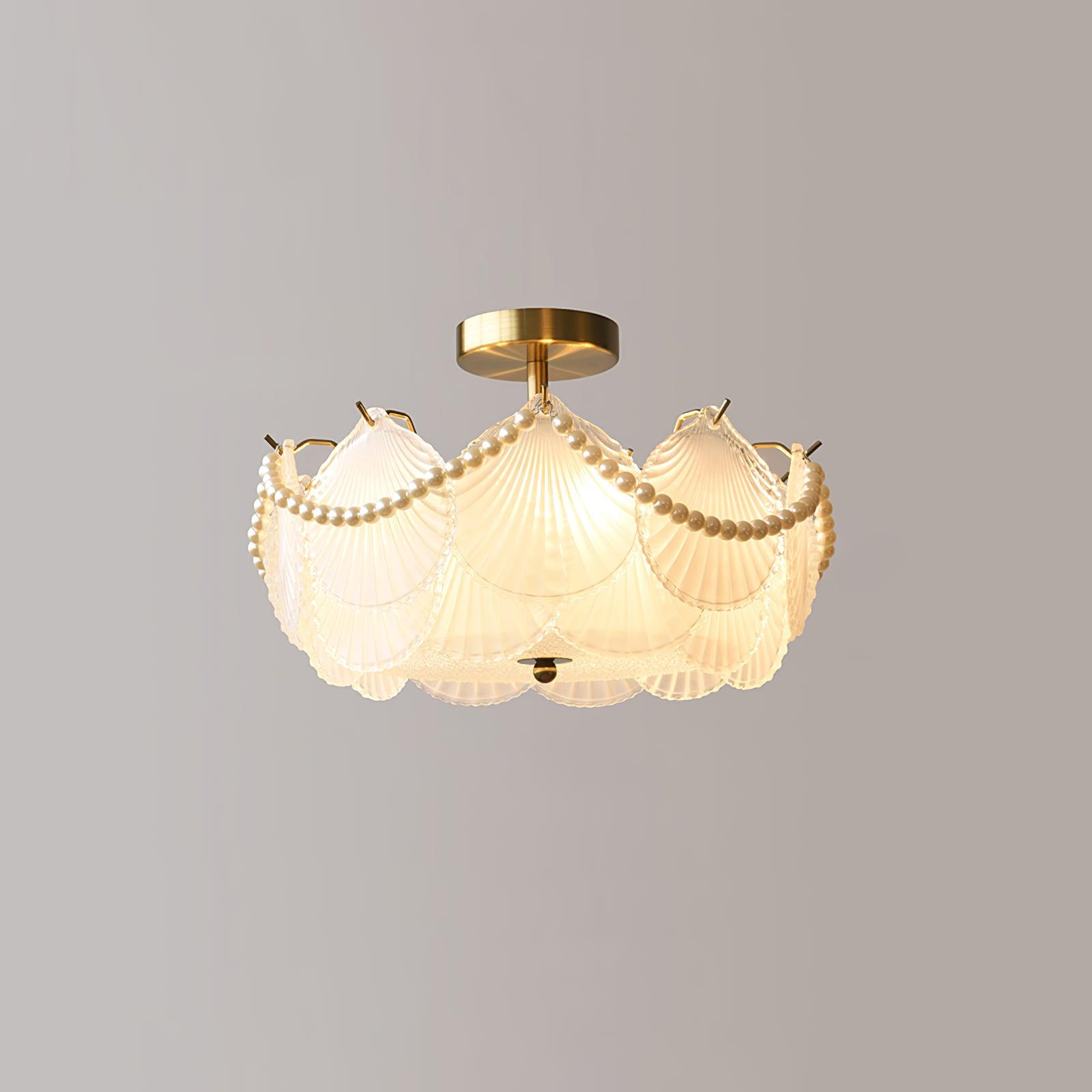 Shell Glass Ceiling Lamp by FIFTH & BEAM — product view 21