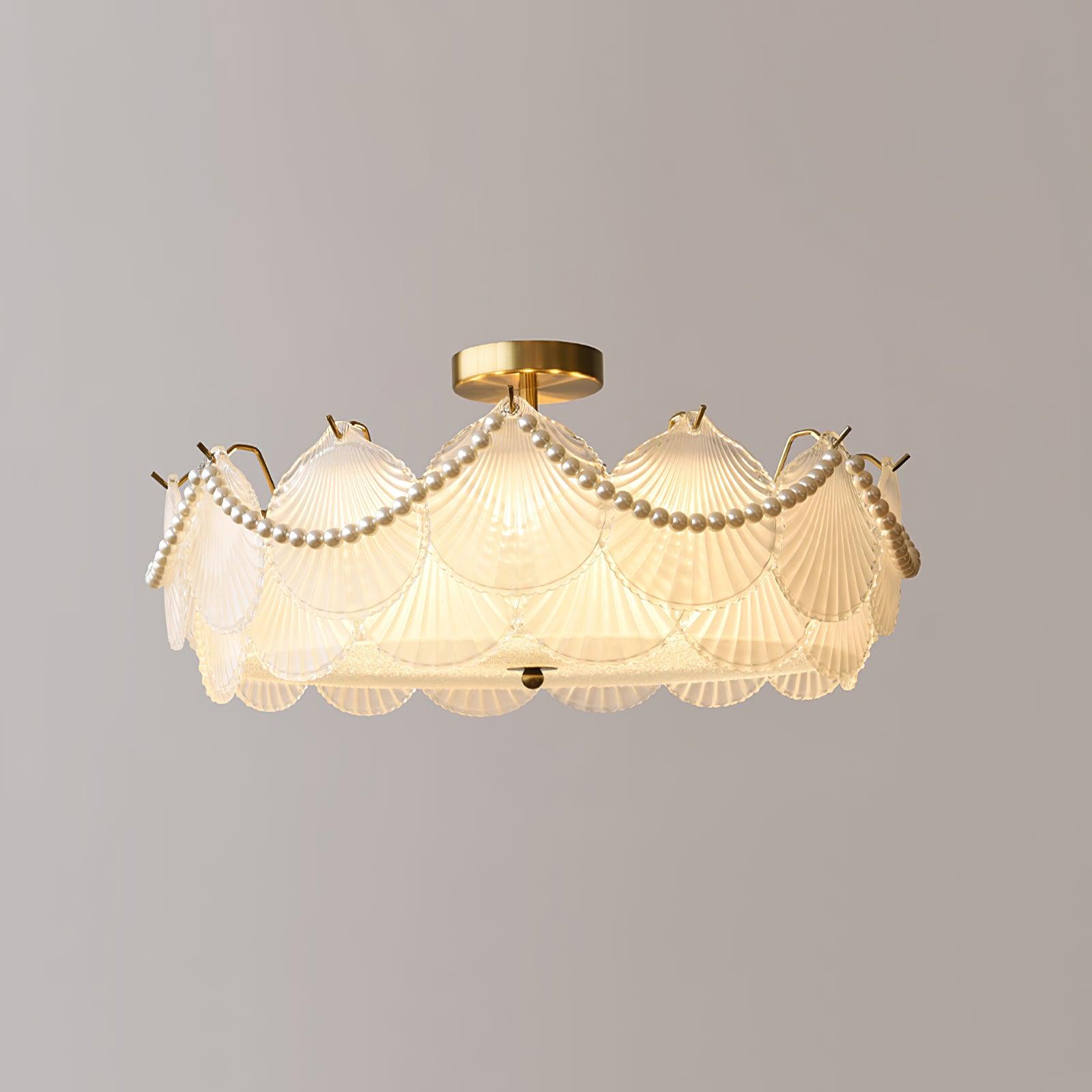 Shell Glass Ceiling Lamp by FIFTH & BEAM — product view 22
