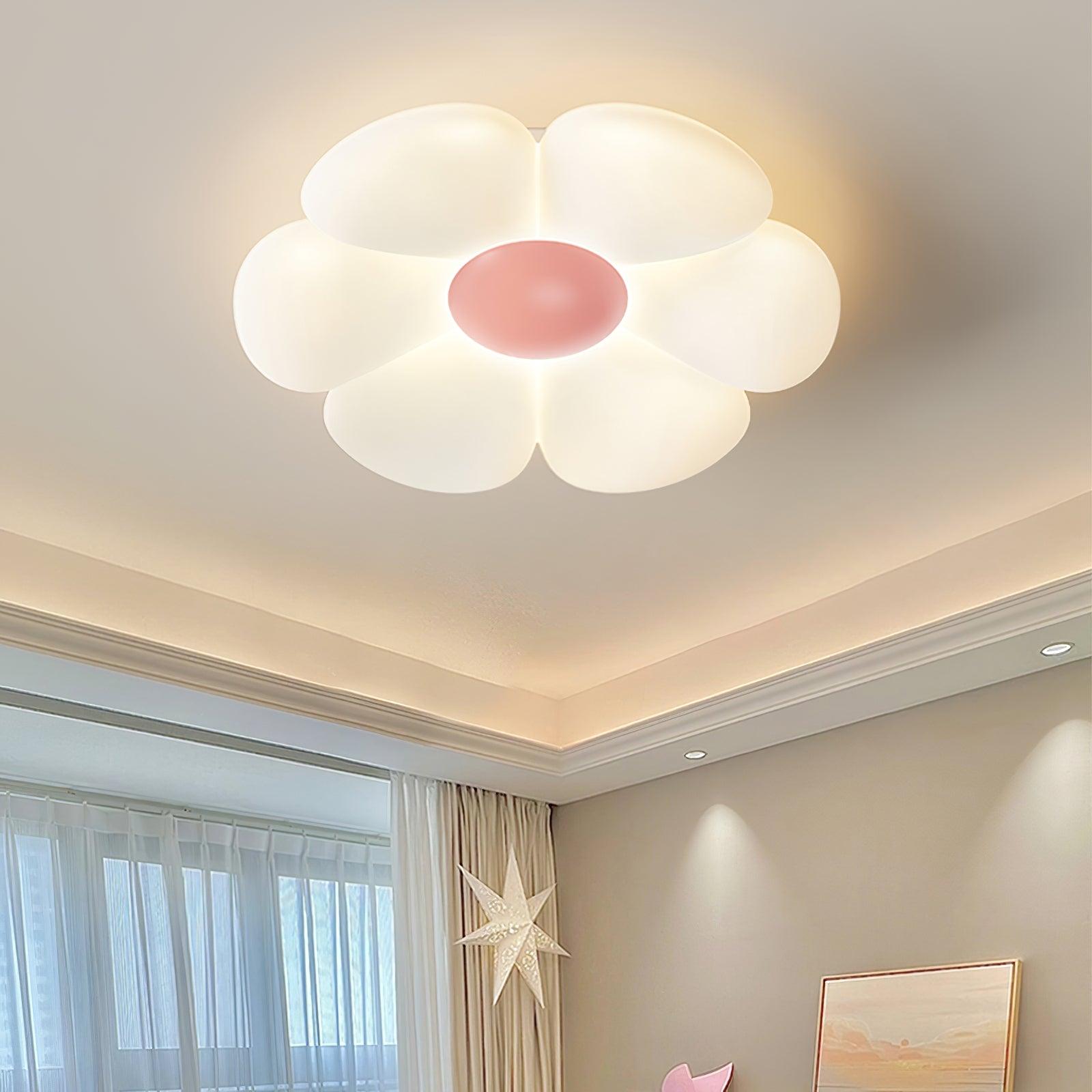 Six-leaf Flower Kids Room Ceiling Lamp by FIFTH & BEAM — product view 2