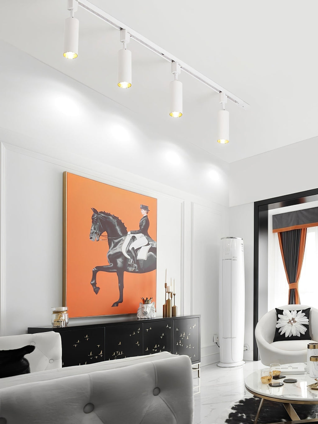 Sleek Cylinder Track Light by FIFTH & BEAM — product view 38