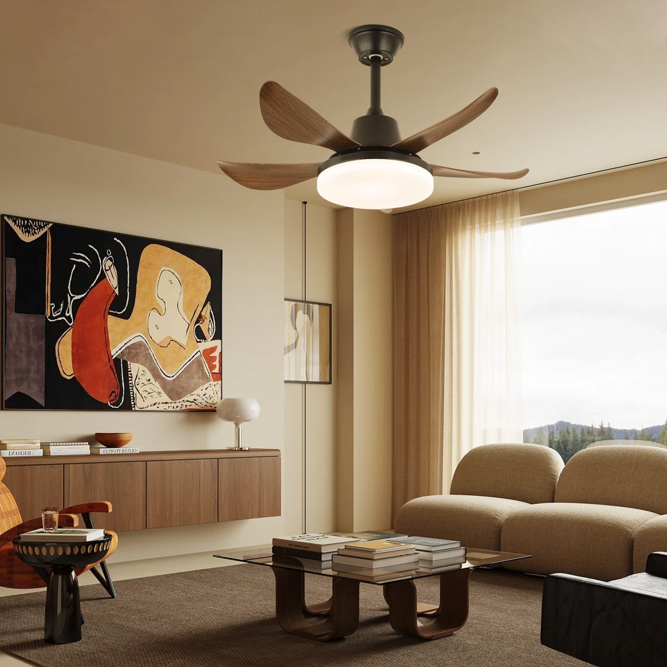 Lucas Ceiling Fan Light by FIFTH & BEAM — product view 3