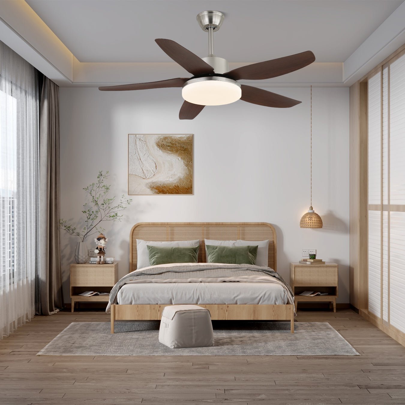 Sofia Ceiling Fan Light by FIFTH & BEAM — product view 2