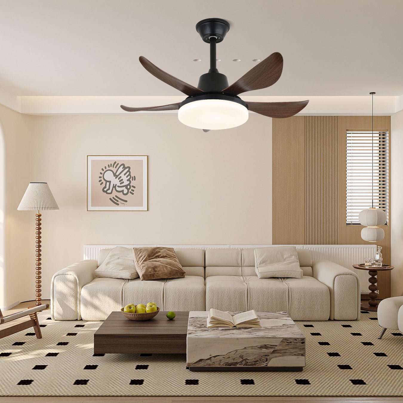 Lucas Ceiling Fan Light by FIFTH & BEAM — product view 2