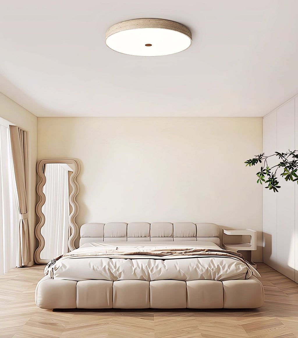 Solaro Travertine Ceiling Lamp by FIFTH & BEAM — product view 10