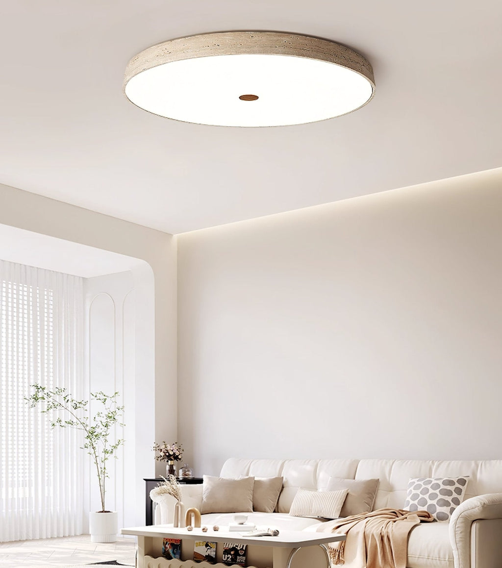 Solaro Travertine Ceiling Lamp by FIFTH & BEAM — product view 13