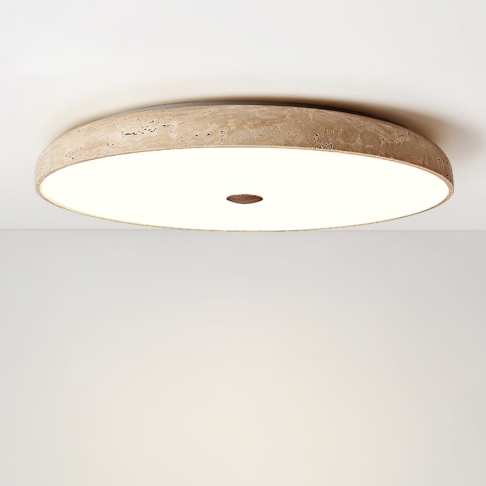 Solaro Travertine Ceiling Lamp by FIFTH & BEAM — product view 6