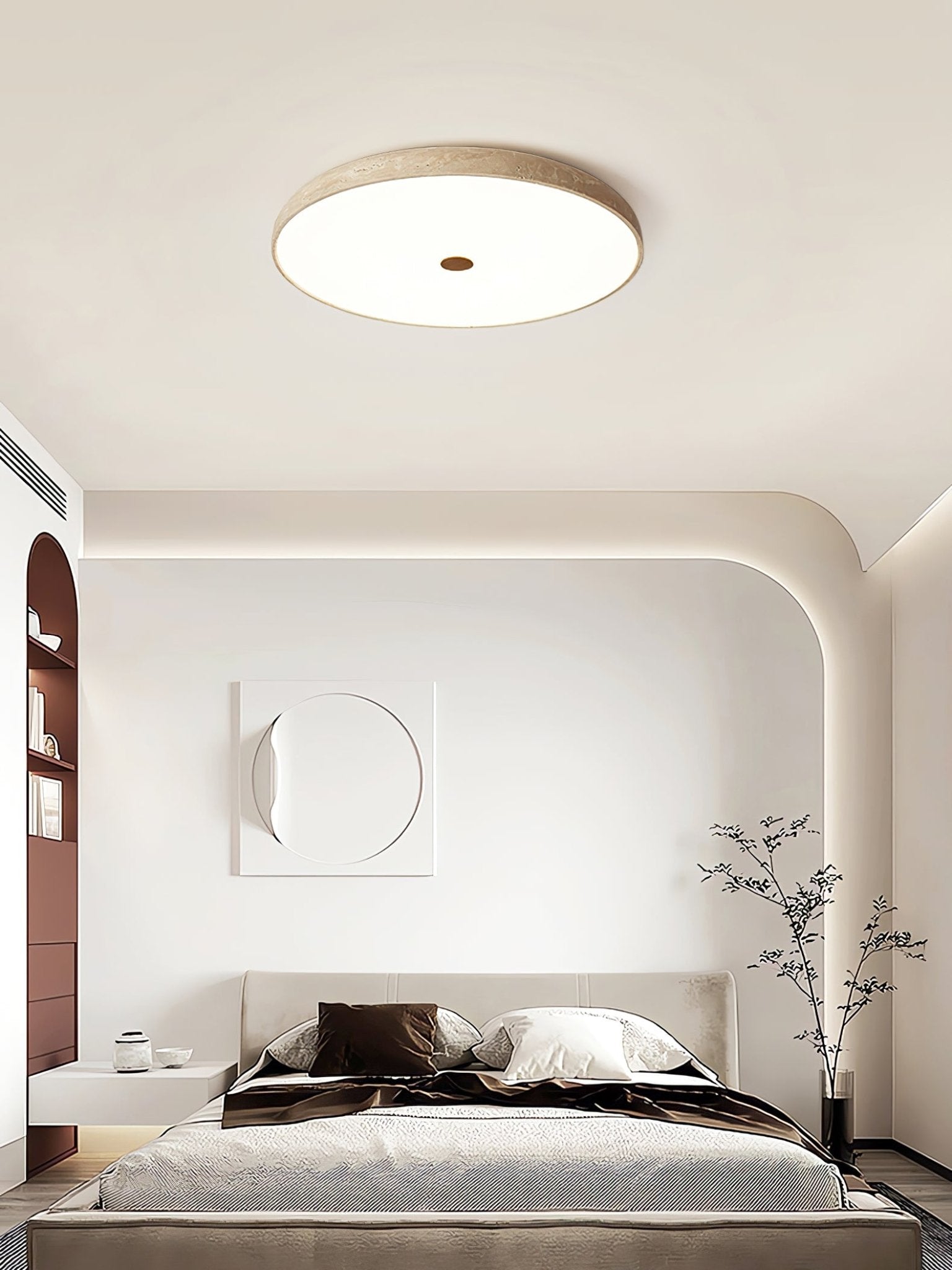 Solaro Travertine Ceiling Lamp by FIFTH & BEAM — product view 23