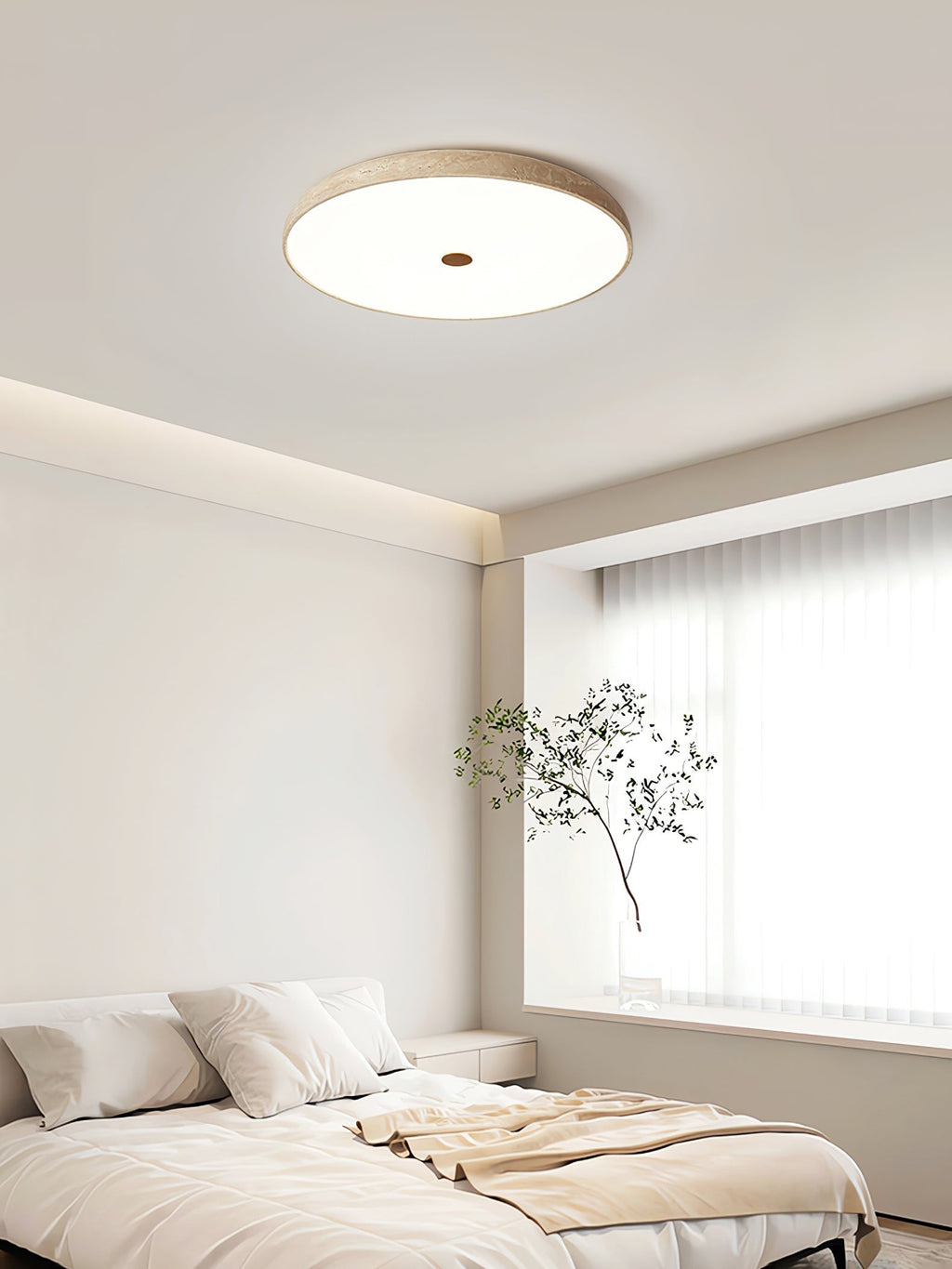 Solaro Travertine Ceiling Lamp by FIFTH & BEAM — product view 24