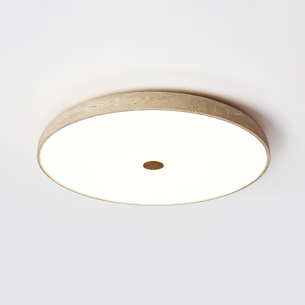 Solaro Travertine Ceiling Lamp by FIFTH & BEAM — product view 3