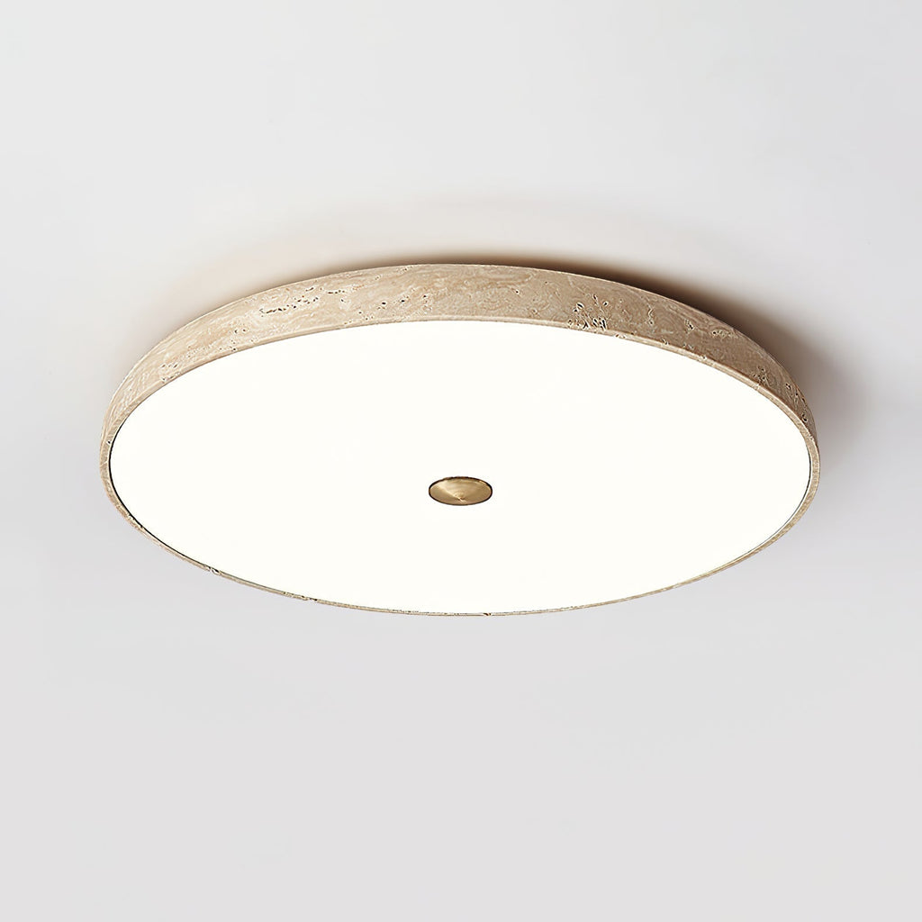 Solaro Travertine Ceiling Lamp by FIFTH & BEAM — product view 4