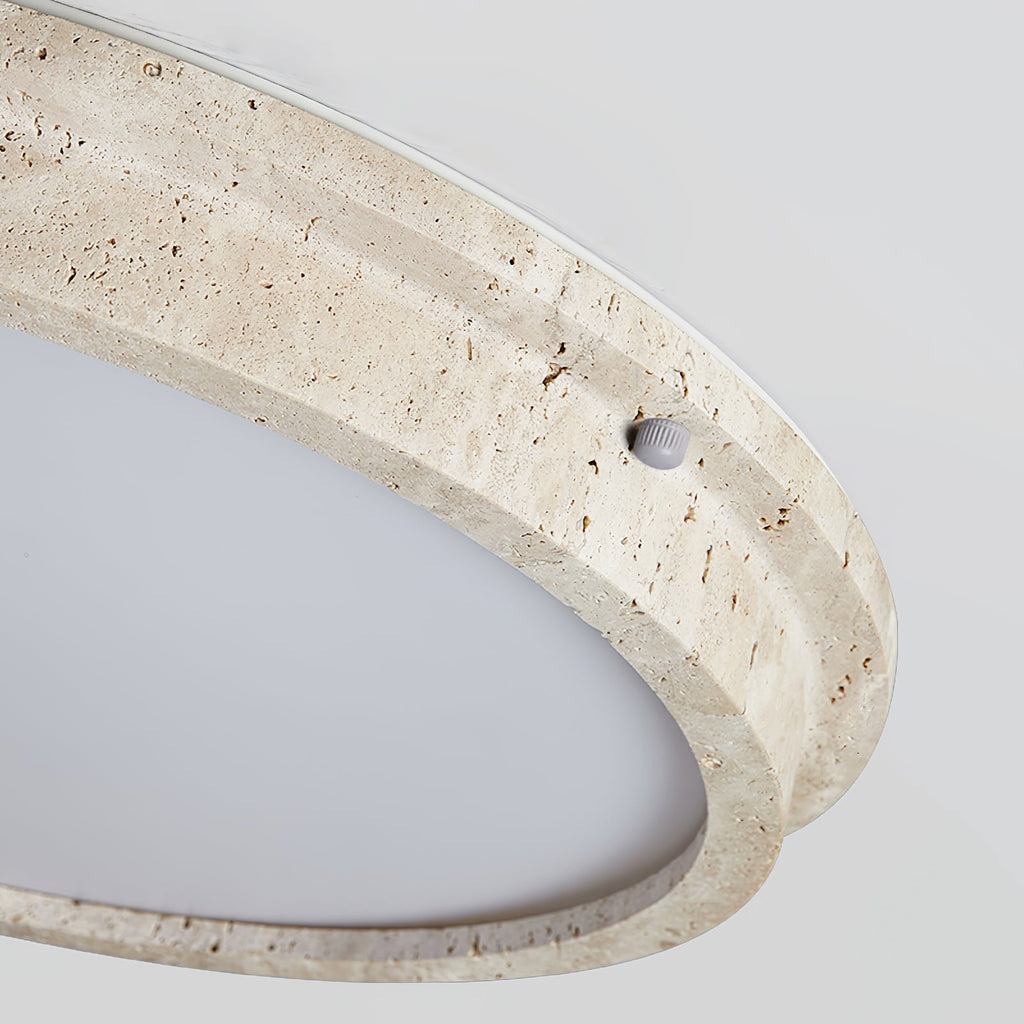 Soren Travertine Ceiling Lamp by FIFTH & BEAM — product view 9