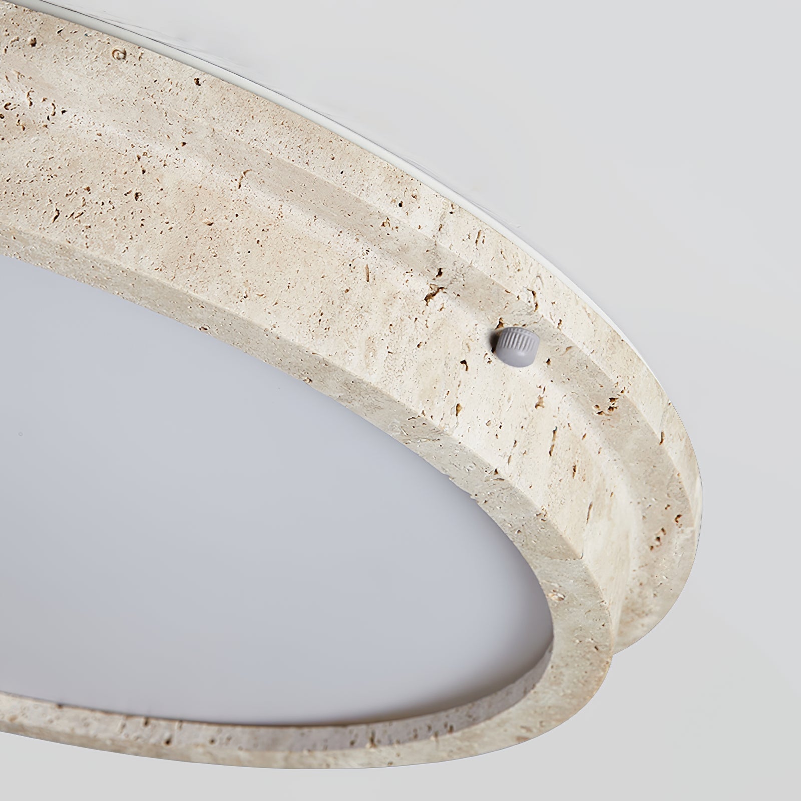 Soren Travertine Ceiling Lamp by FIFTH & BEAM — product view 9