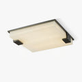 Square Alabaster Ceiling Lamp by FIFTH & BEAM — product view 1