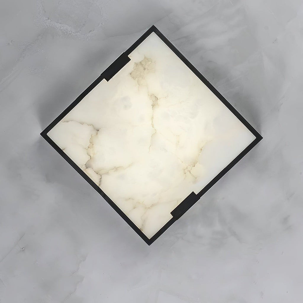 Square Alabaster Ceiling Lamp by FIFTH & BEAM — product view 13
