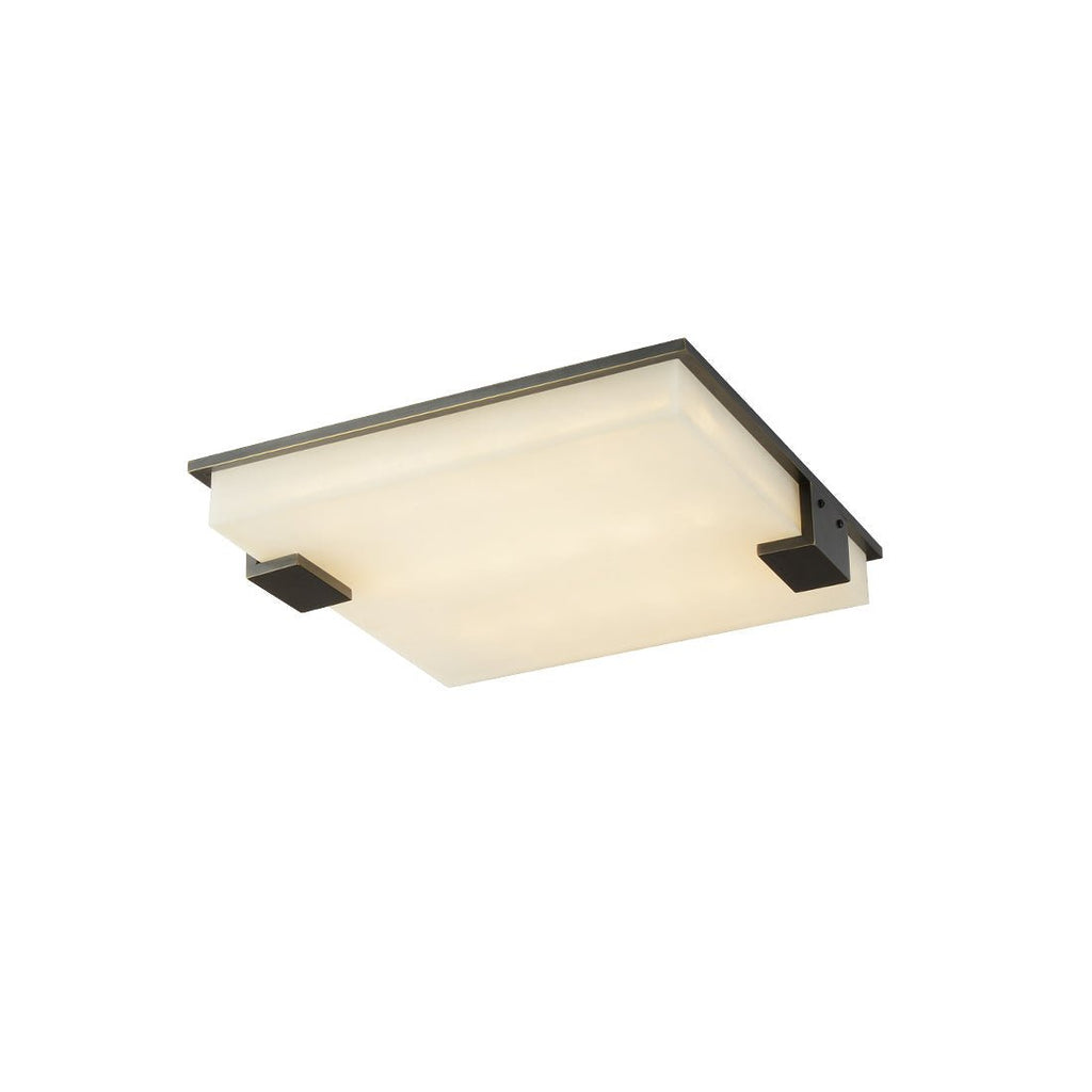 Square Alabaster Ceiling Lamp by FIFTH & BEAM — product view 12