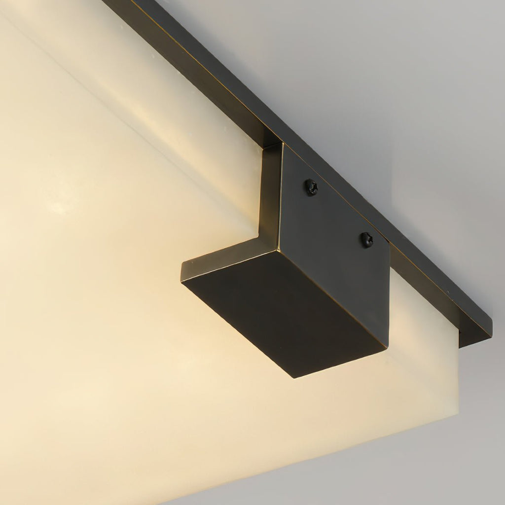 Square Alabaster Ceiling Lamp by FIFTH & BEAM — product view 9
