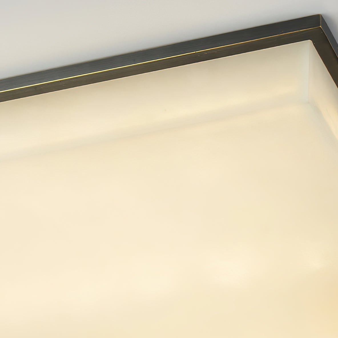 Square Alabaster Ceiling Lamp by FIFTH & BEAM — product view 10