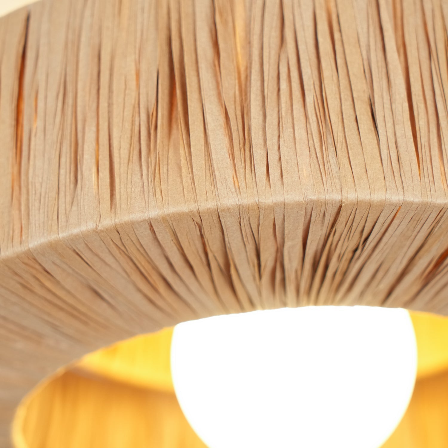 Straw Art Ceiling Lamp by FIFTH & BEAM — product view 29