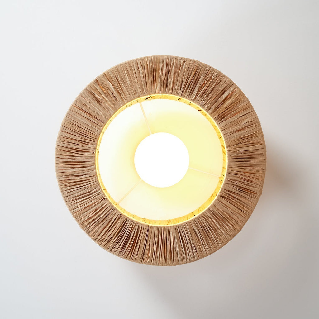 Straw Art Ceiling Lamp by FIFTH & BEAM — product view 21