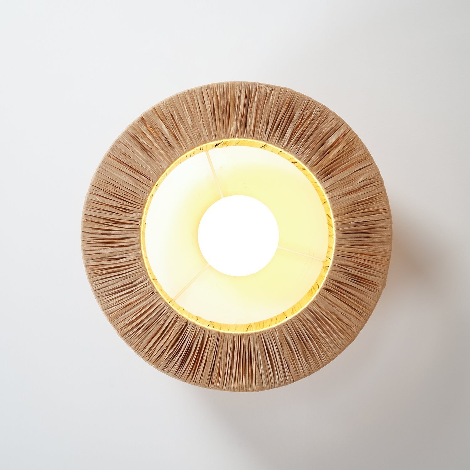 Straw Art Ceiling Lamp by FIFTH & BEAM — product view 21