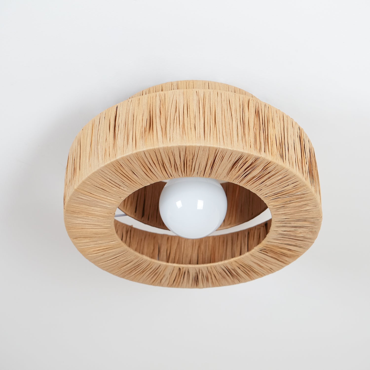 Straw Art Ceiling Lamp by FIFTH & BEAM — product view 22