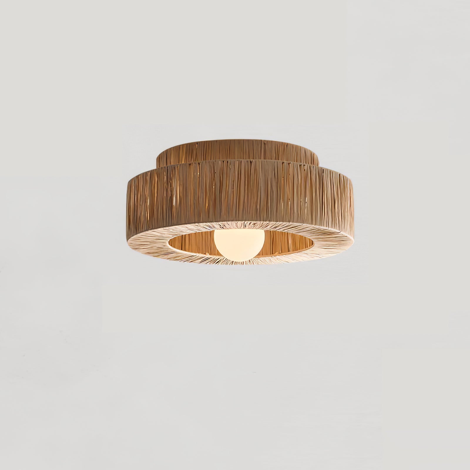 Straw Art Ceiling Lamp by FIFTH & BEAM — product view 16