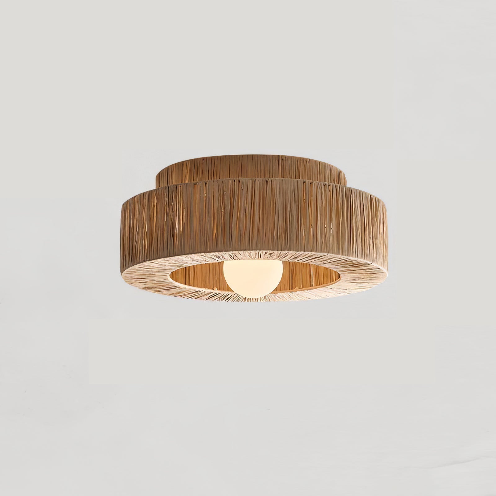 Straw Art Ceiling Lamp by FIFTH & BEAM — product view 15