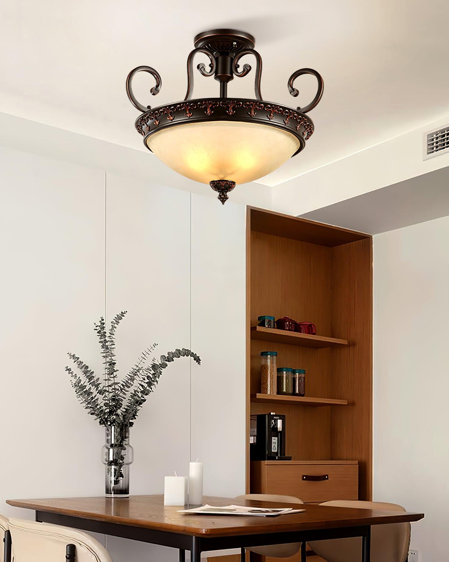 Symphony Semi-Flush Ceiling Light 21.7" by FIFTH & BEAM — product view 12