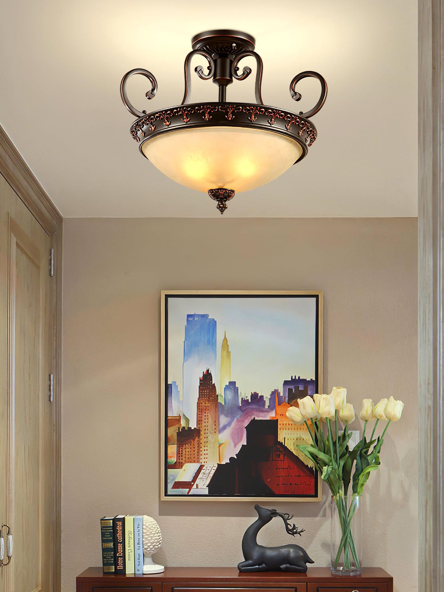 Symphony Semi-Flush Ceiling Light 21.7" by FIFTH & BEAM — product view 13