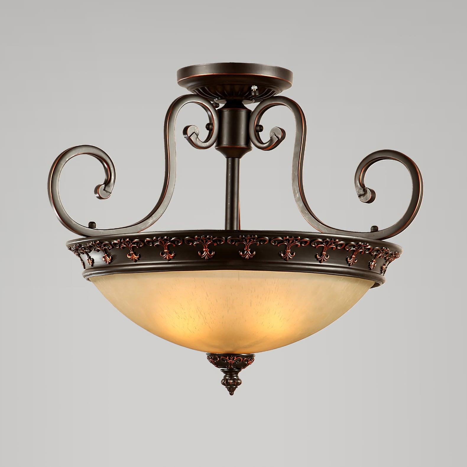 Symphony Semi-Flush Ceiling Light 21.7" by FIFTH & BEAM — product view 16