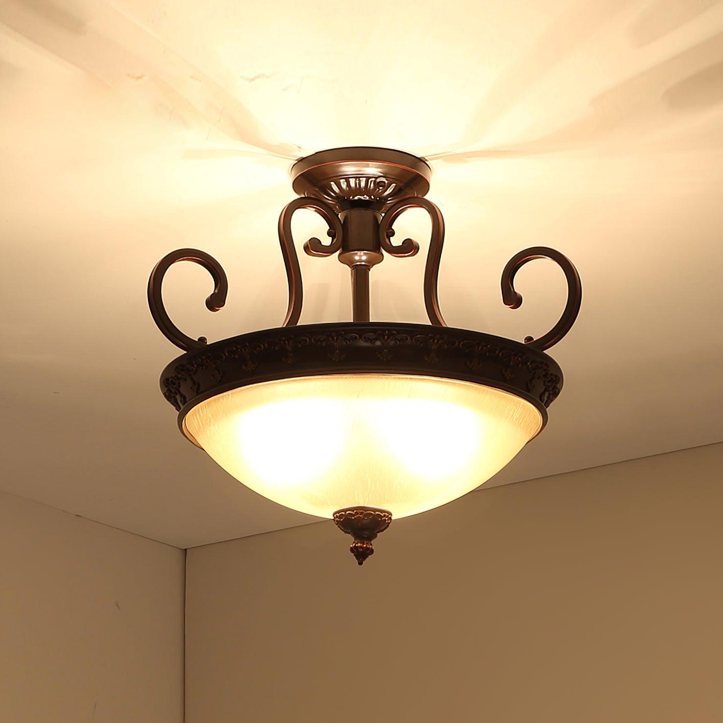 Symphony Semi-Flush Ceiling Light 21.7" by FIFTH & BEAM — product view 18