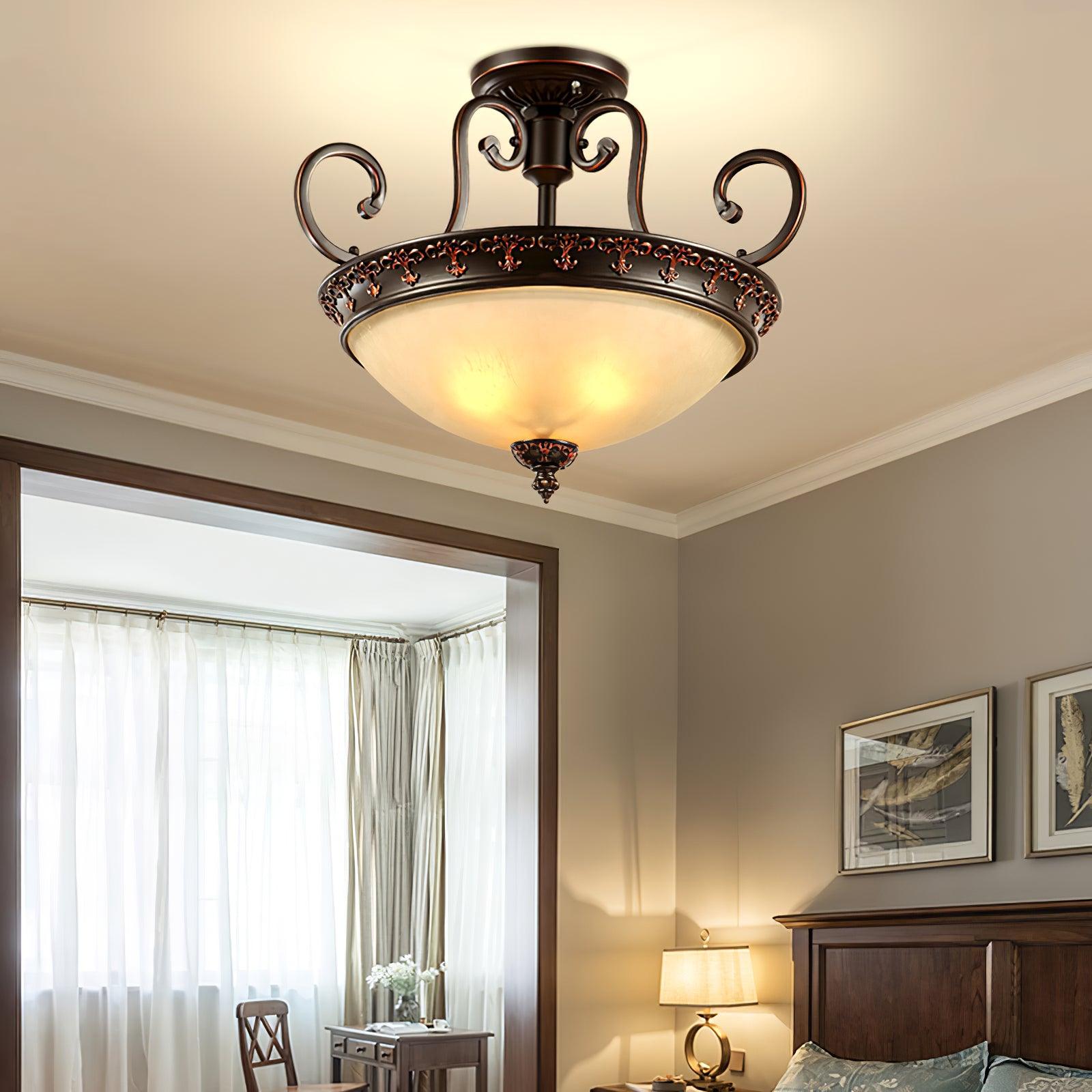 Symphony Semi-Flush Ceiling Light 21.7" by FIFTH & BEAM — product view 4