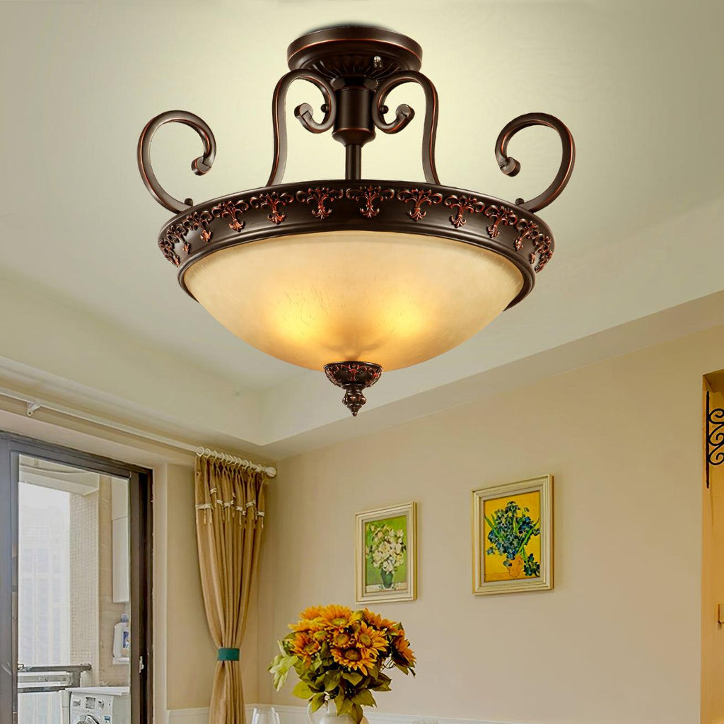 Symphony Semi-Flush Ceiling Light 21.7" by FIFTH & BEAM — product view 2