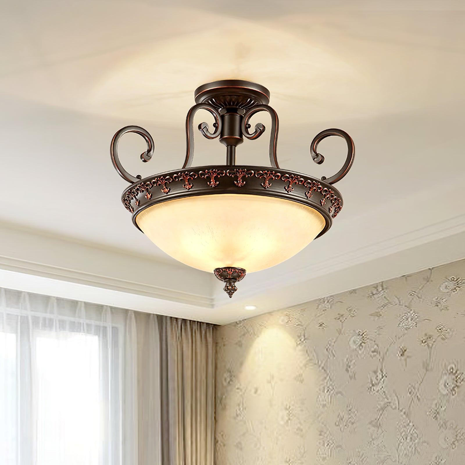 Symphony Semi-Flush Ceiling Light 21.7" by FIFTH & BEAM — product view 5