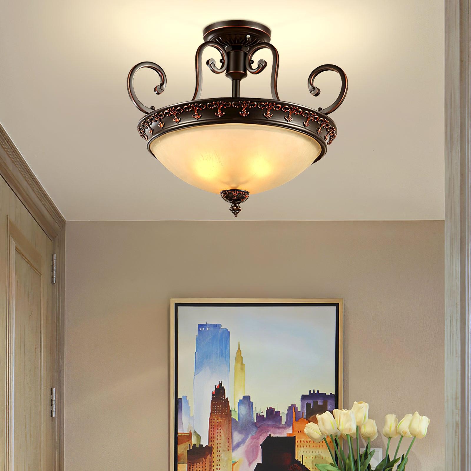 Symphony Semi-Flush Ceiling Light 21.7" by FIFTH & BEAM — product view 6