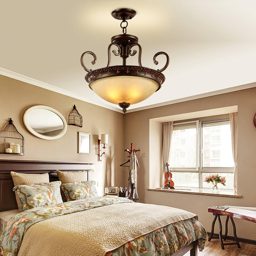 Symphony Semi-Flush Ceiling Light 21.7" by FIFTH & BEAM — product view 7