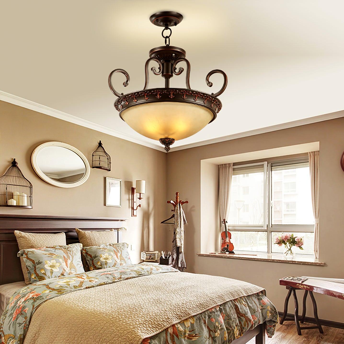 Symphony Semi-Flush Ceiling Light 21.7" by FIFTH & BEAM — product view 7