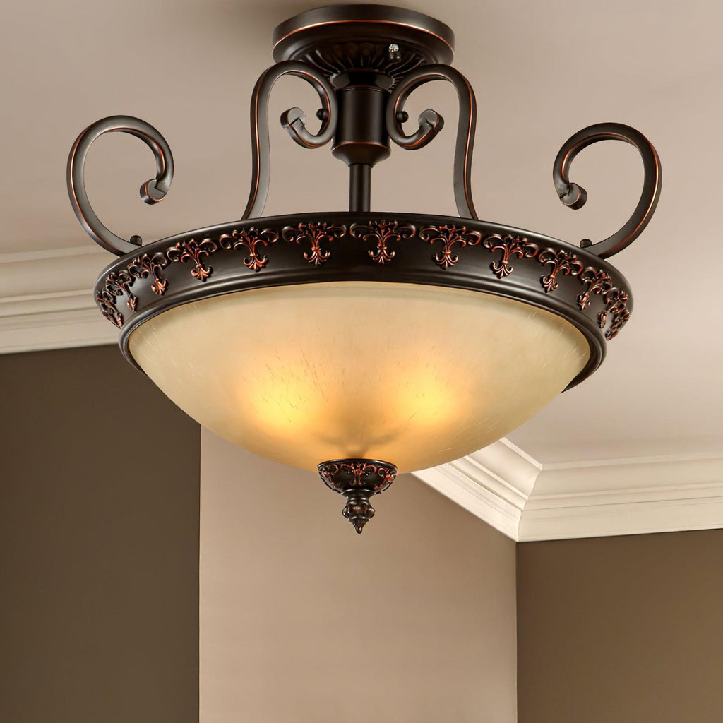 Symphony Semi-Flush Ceiling Light 21.7" by FIFTH & BEAM — product view 10