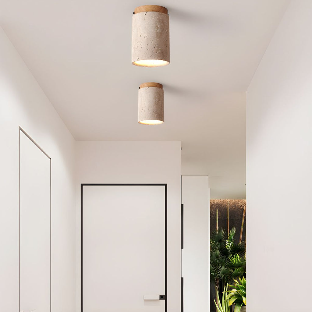 Terra Cylinder Ceiling Light 4.3" by FIFTH & BEAM — product view 5