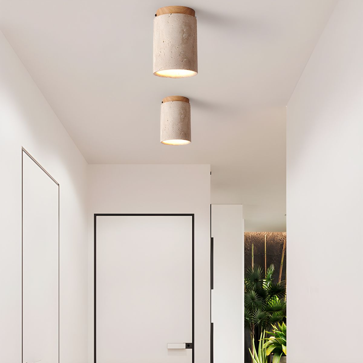 Terra Cylinder Ceiling Light 4.3" by FIFTH & BEAM — product view 5