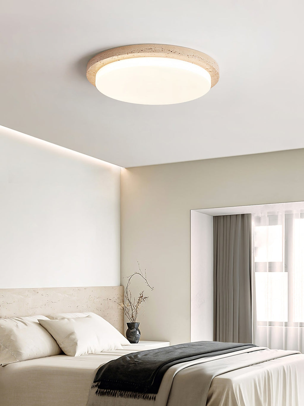 Terra Round Ceiling Light by FIFTH & BEAM — product view 17