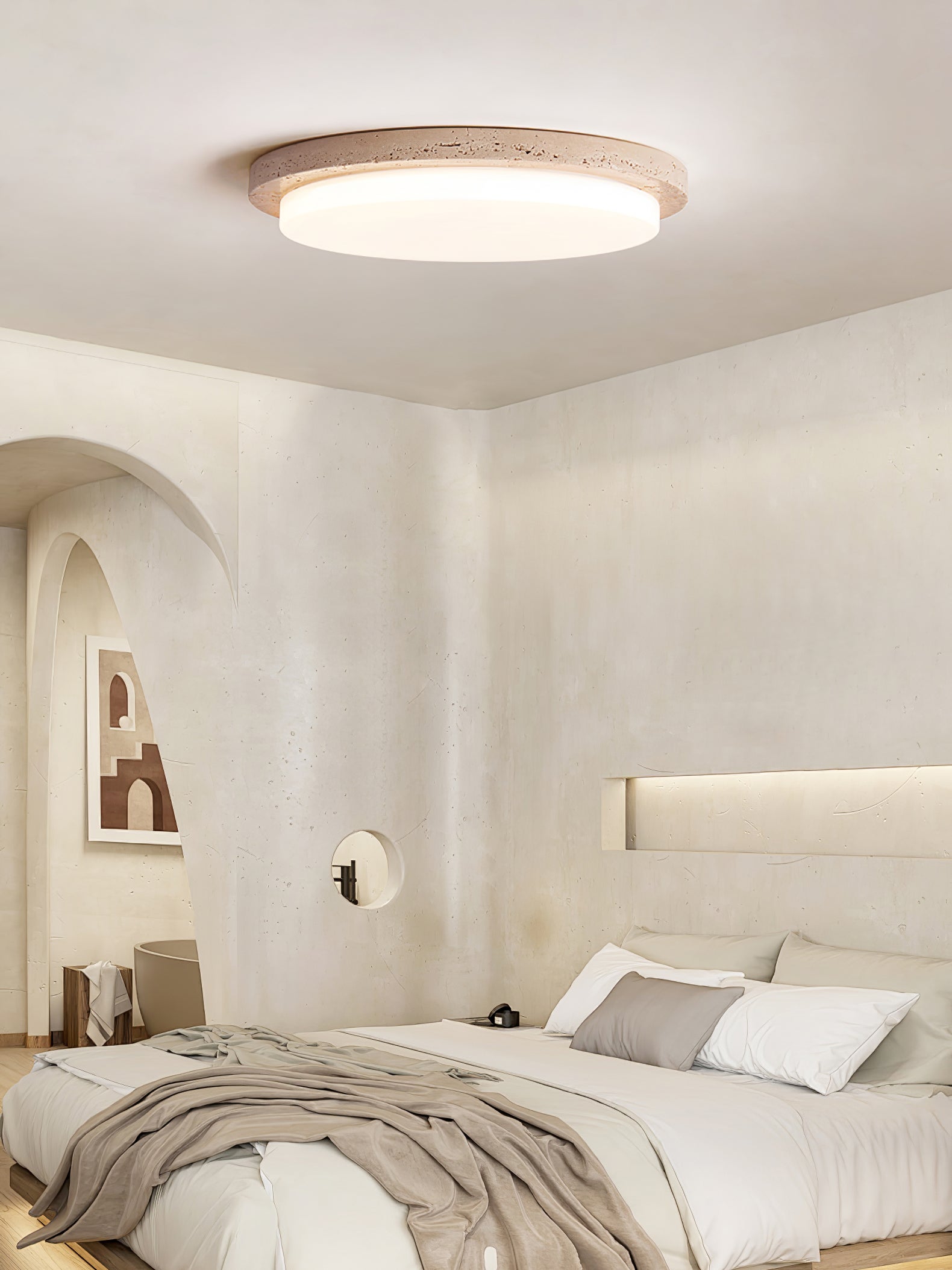 Terra Round Ceiling Light by FIFTH & BEAM — product view 22