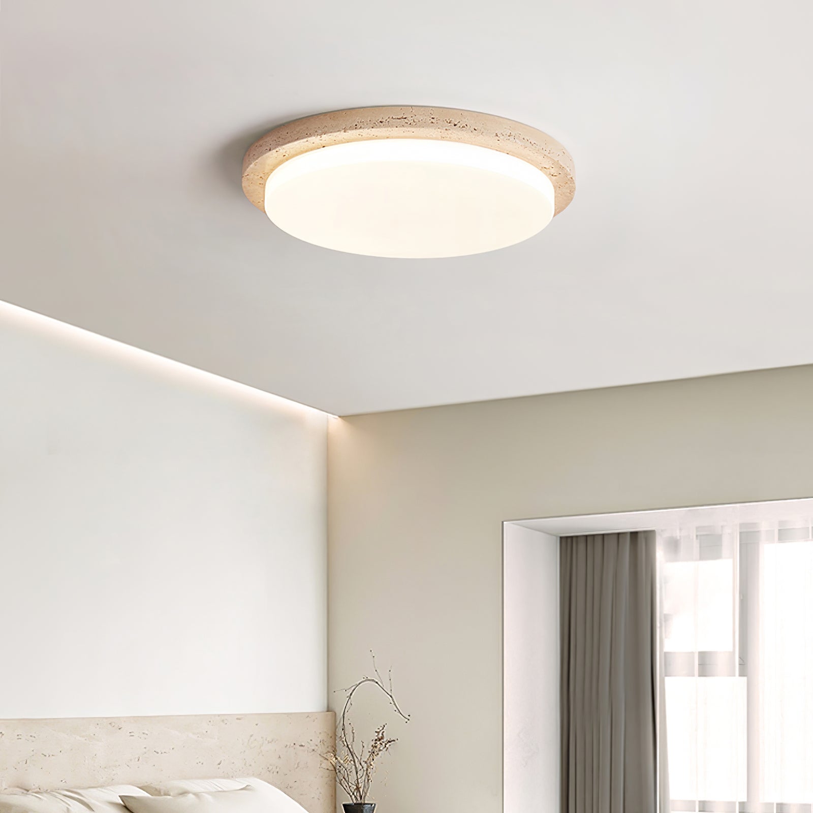 Terra Round Ceiling Light by FIFTH & BEAM — product view 23