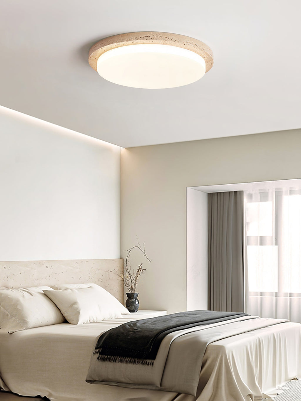 Terra Round Ceiling Light by FIFTH & BEAM — product view 13