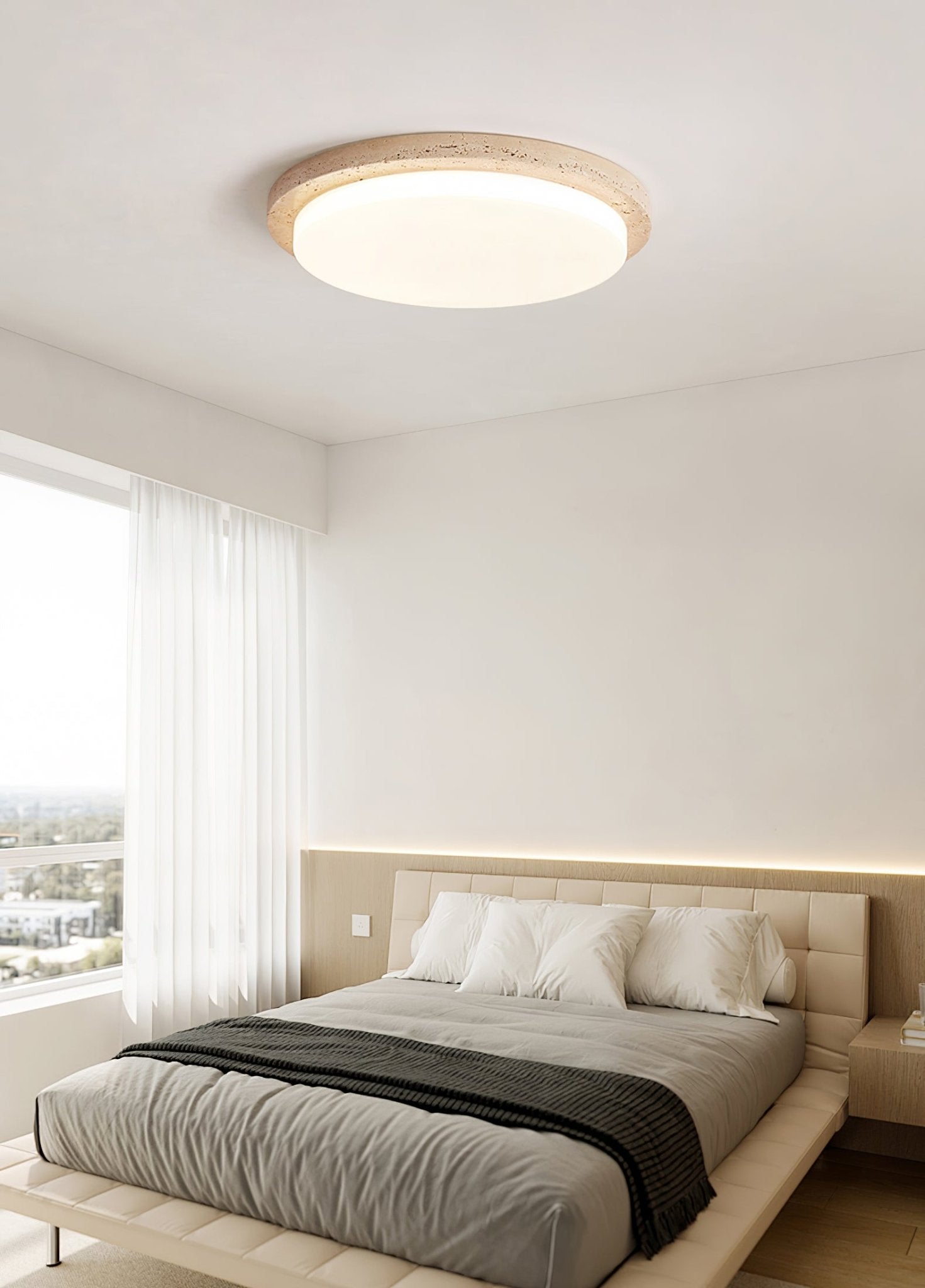 Terra Round Ceiling Light by FIFTH & BEAM — product view 16