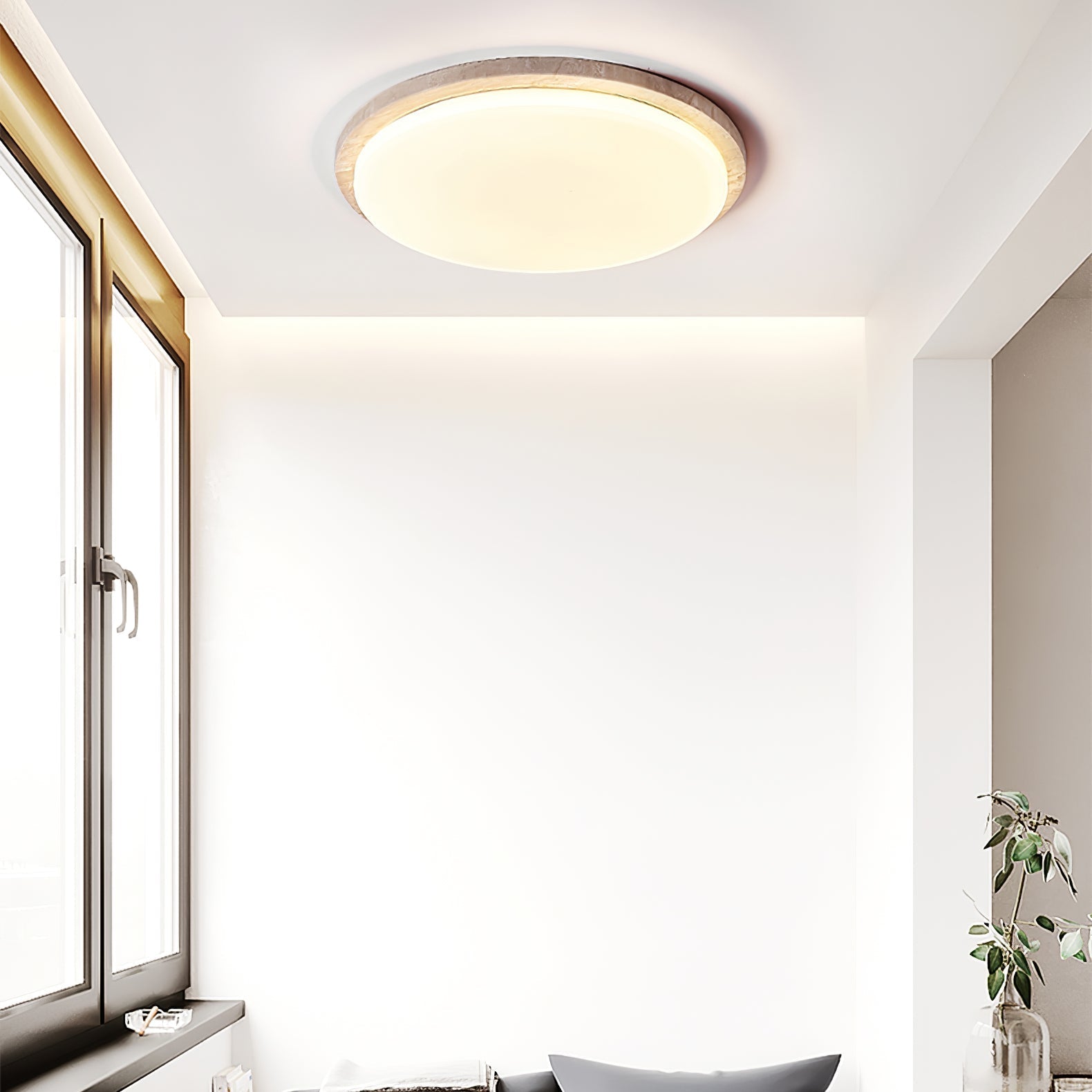 Terra Round Ceiling Light by FIFTH & BEAM — product view 4