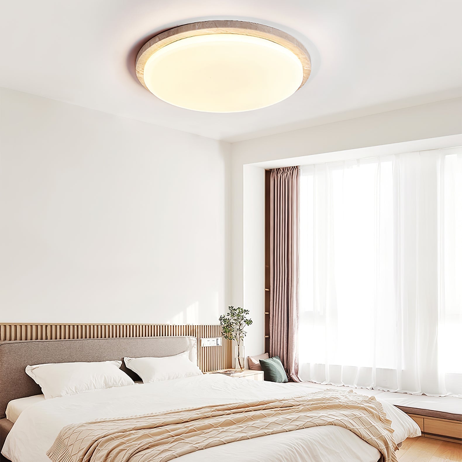 Terra Round Ceiling Light by FIFTH & BEAM — product view 5