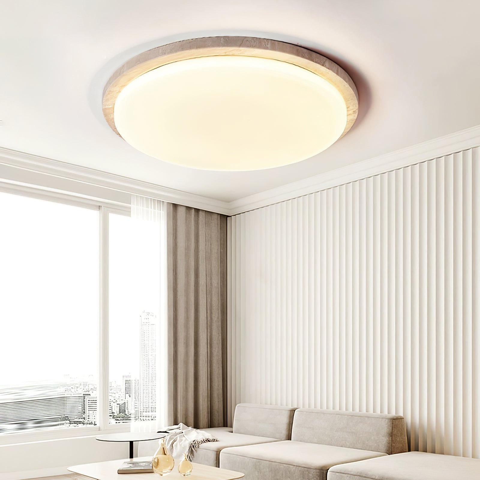 Terra Round Ceiling Light by FIFTH & BEAM — product view 6