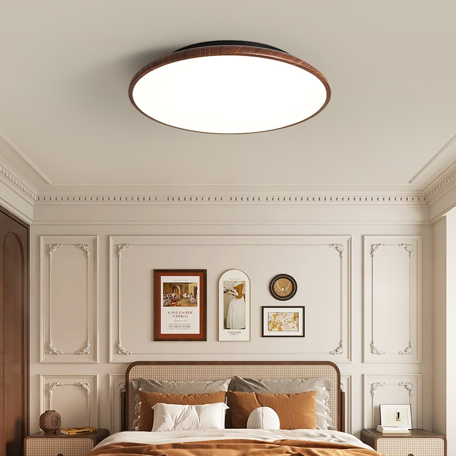 Thin Geometry Shape Ceiling Lamp by FIFTH & BEAM — product view 3